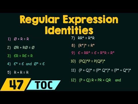 Identities of Regular Expression thumbnail