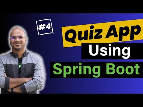 Quiz App Using Spring Boot #4 | ResponseEntity and Exception Handling | Microservices Tutorial thumbnail