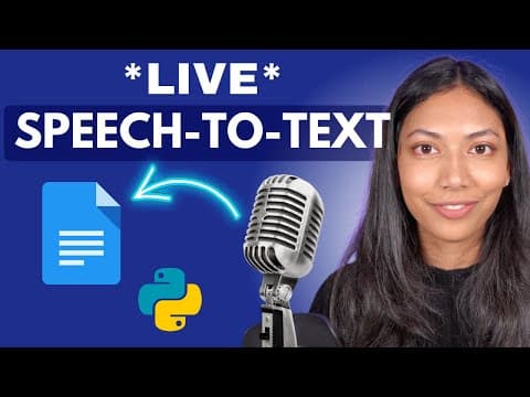 How to Create Real-Time Speech-to-Text with Python? thumbnail