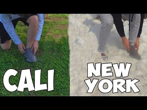 Tying My Shoes In Every State (World Record) thumbnail