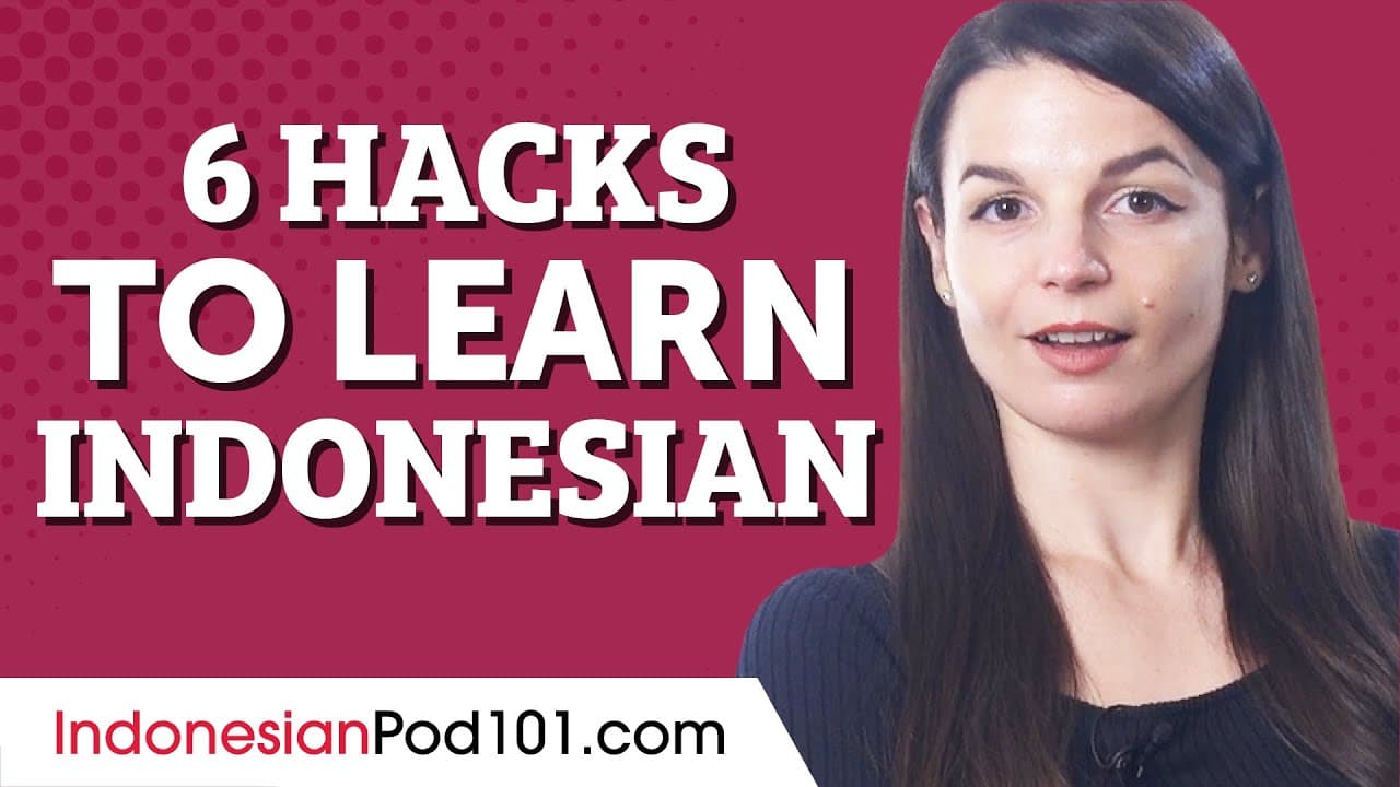 Learning Indonesian Guide 6 Ways to Make Learning Indonesian Easier Than Before | Video Summary ...