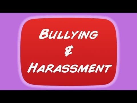 Bullying & Harassment on YouTube thumbnail