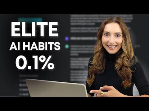The 5-Minute AI Habits of the Elite | Why Most People Waste AI thumbnail