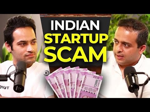 Why the Current Indian Startup Ecosystem is a SCAM | Rajiv Talreja ft. @rajshamani thumbnail