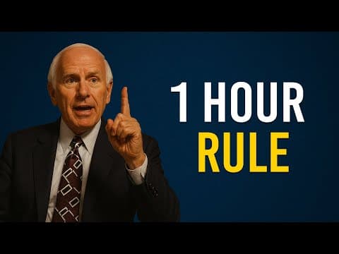 One Hour a Day Can Change Your Life | Jim Rohn Motivation HQ thumbnail