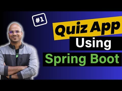 Quiz App Using Spring Boot #1 | Microservices Tutorial thumbnail