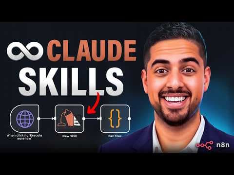 How to Automate Claude Skills and Files in n8n thumbnail