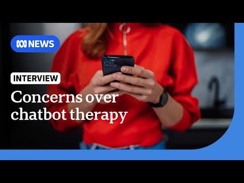 Psychologist urges caution using AI chatbots as personal therapists | ABC NEWS thumbnail