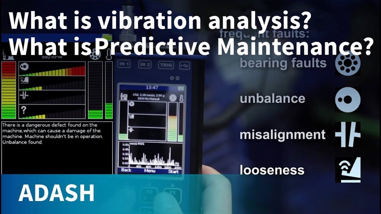 Vibration Analysis for beginners 1 (Predictive Maintenance and vibration explanation. How it ...