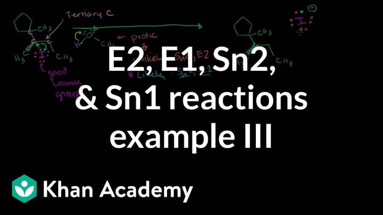 Doctor Case Log Example E2 E1 Sn2 Sn1 Reactions Example 3 | Glasp