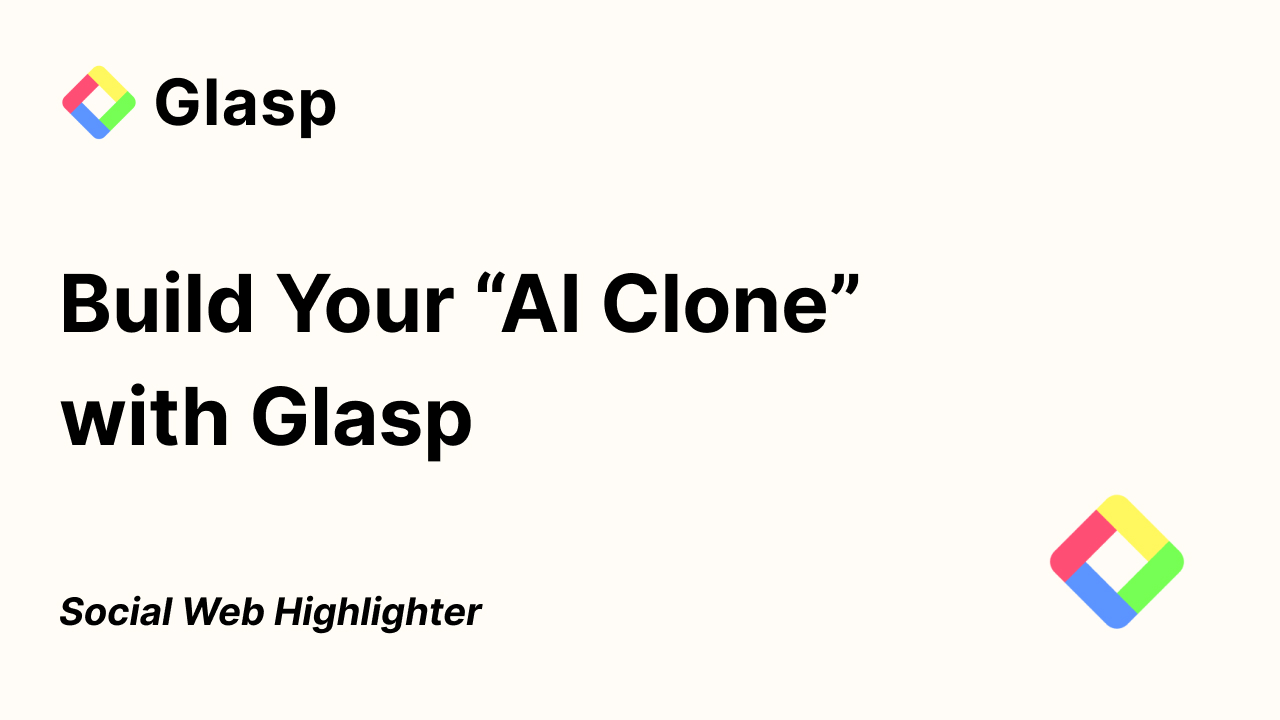 Ozan Bilal s AI Clone Glasp